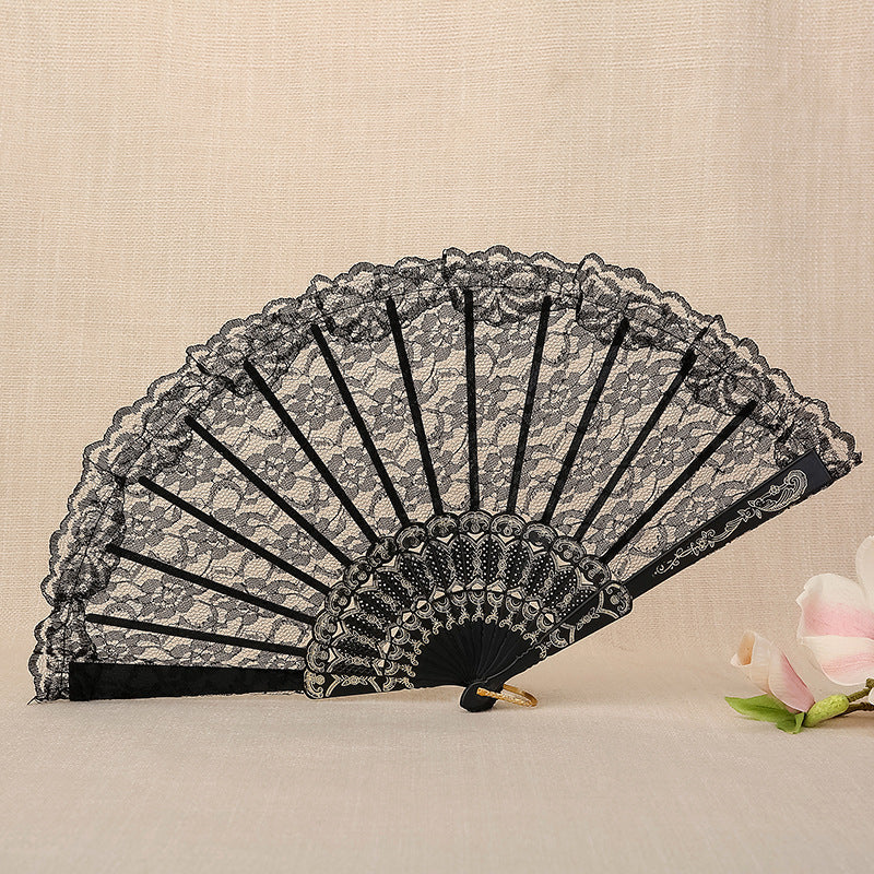 Ladies lace hand fan Bowlift