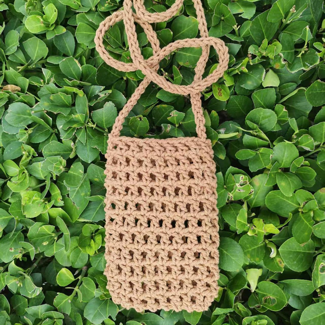 Hand-knotted shoulder bag Bowlift