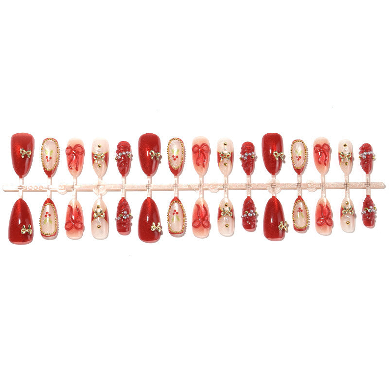 Nail art set with glamorous bows and sparkling details Bowlift
