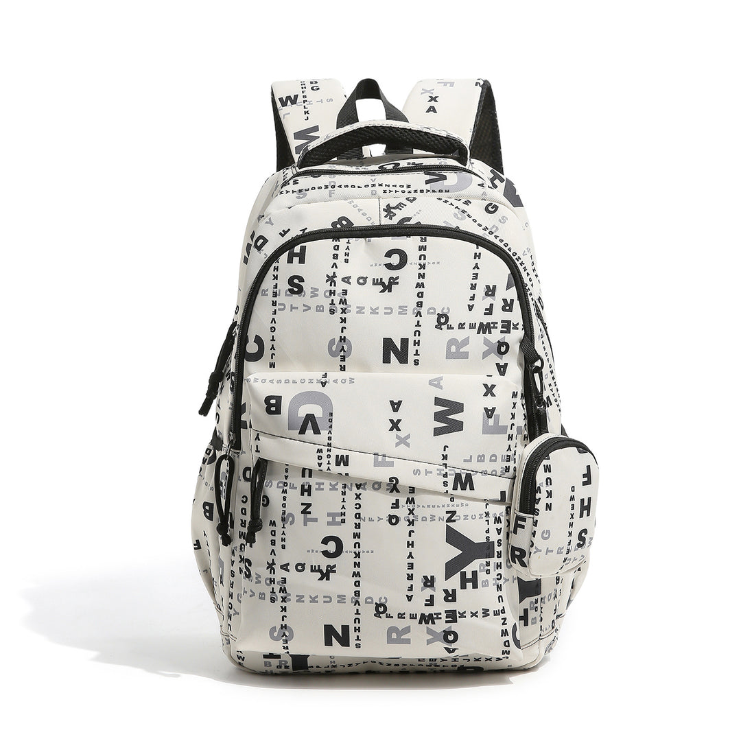 Graphic Print Multi-Compartment Backpack