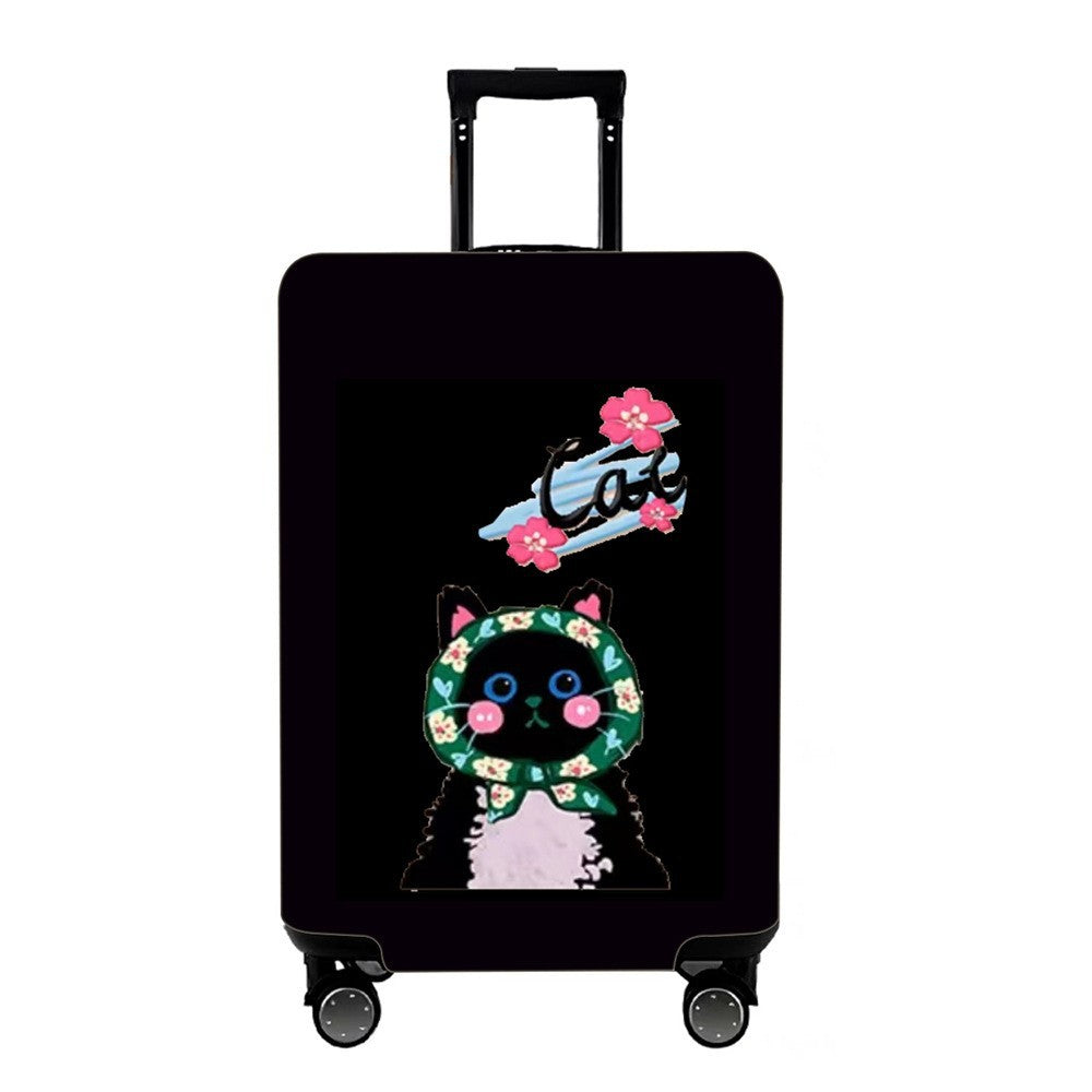 Unisex Hard Shell Suitcase with Colorful Monster Design Bowlift
