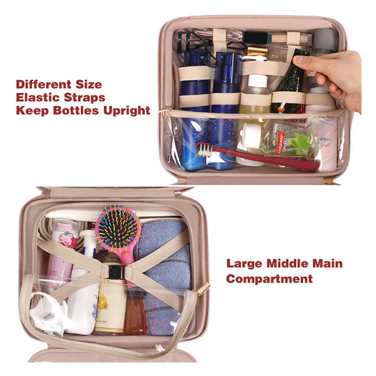 Cosmetic Organizer Bag with Improved Functionality Bowlift