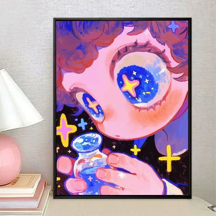 Whimsical Fantasy Character Canvas Art Print Bowlift
