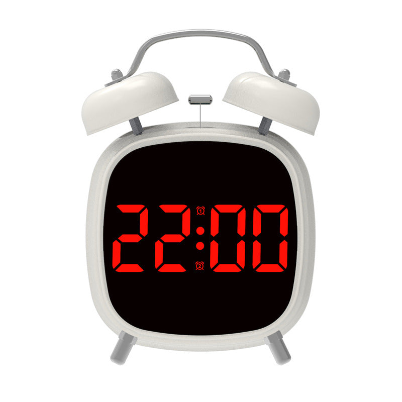 Digital Alarm Clock in Retro Style Bowlift