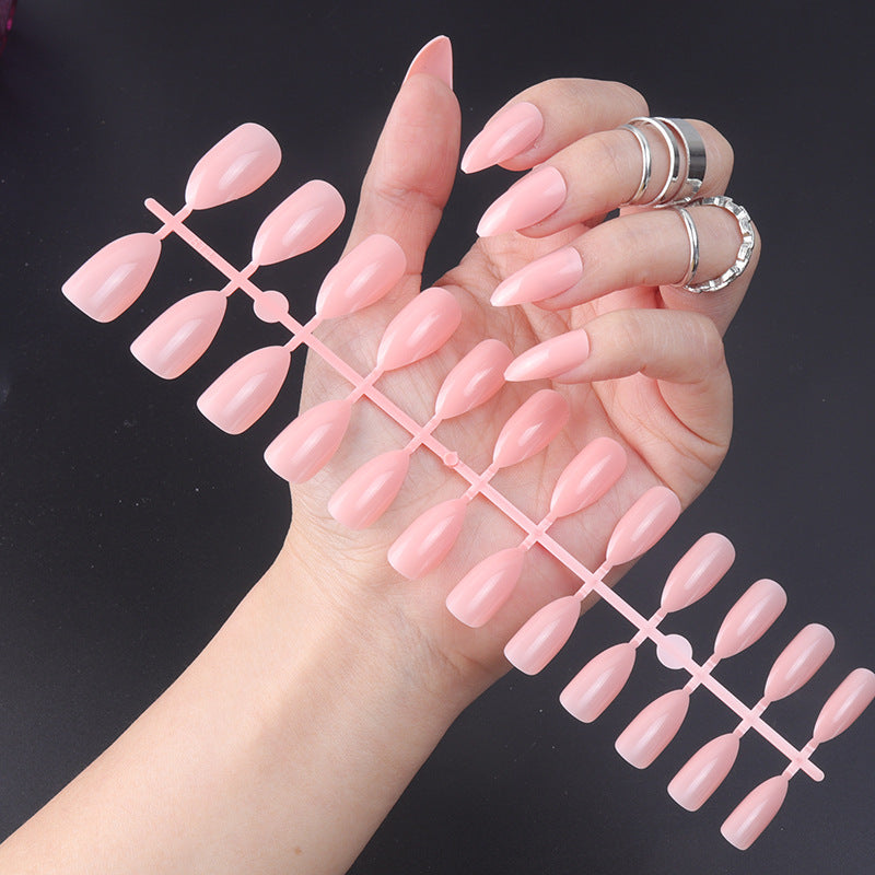 Stiletto Press-On Nails with Glossy Finish Bowlift
