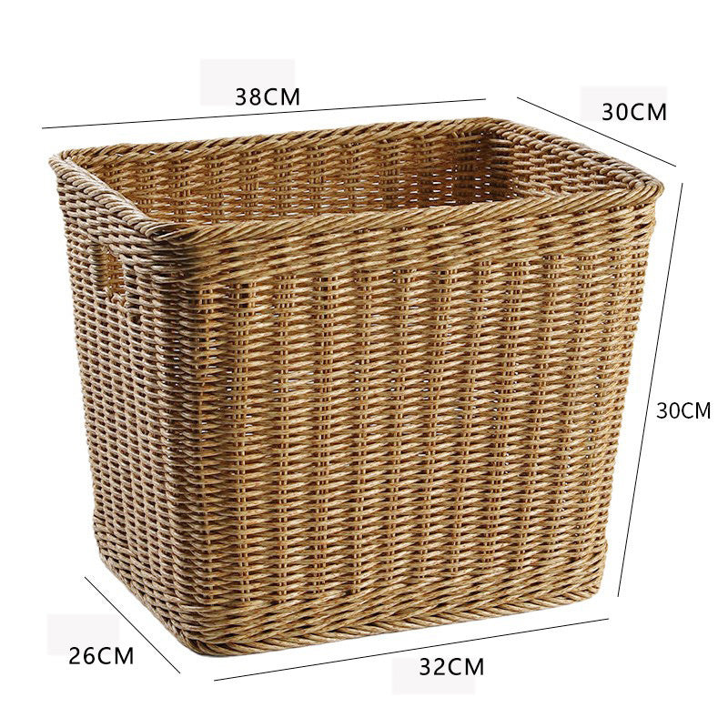 Premium Handwoven Wicker Storage Bin Bowlift