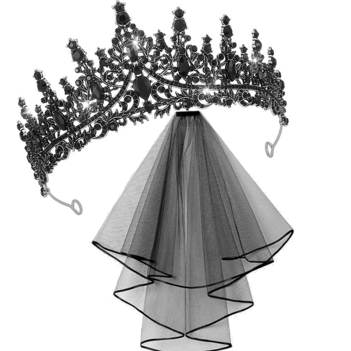 Women's Wedding Tiara and Veil Set Bowlift