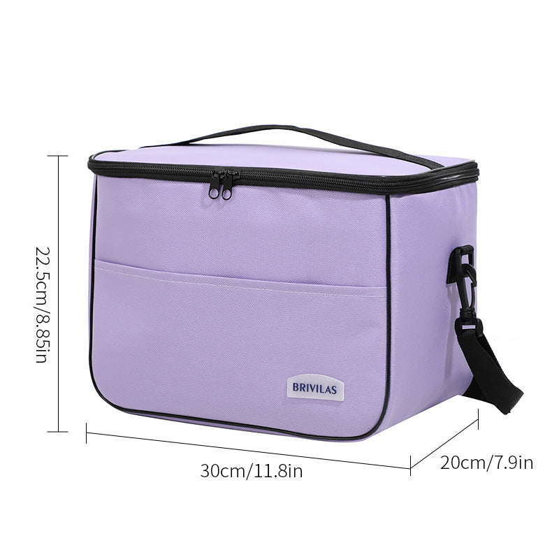 Insulated Multi-Compartment Lunch Cooler