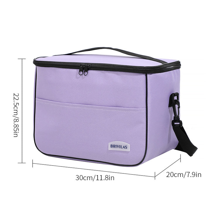 Insulated Multi-Compartment Lunch Cooler
