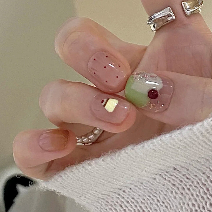 Artistic Press-On Nail Art Set Bowlift