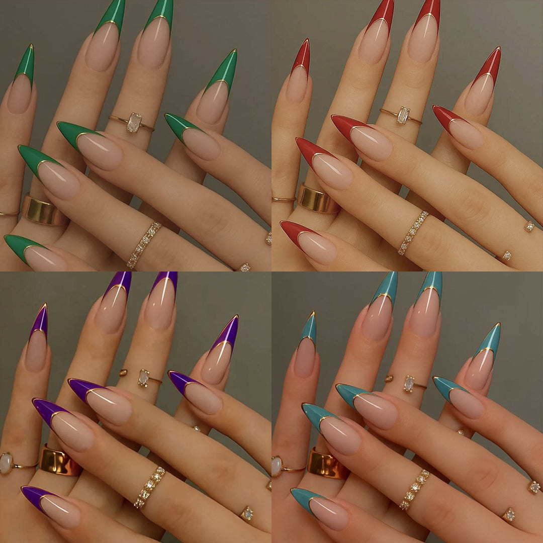 Elegant Stiletto Nail Enhancements Bowlift