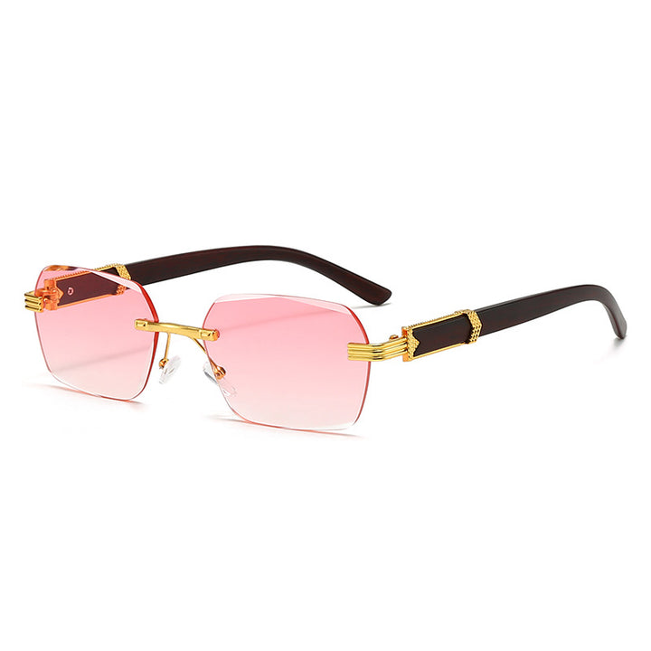 Women’s fashionable square sunglasses with golden accents Bowlift