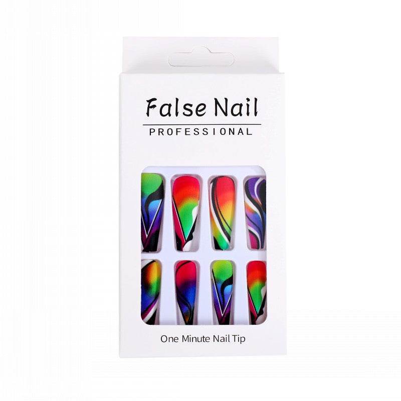 Artificial nails with creative pattern Bowlift