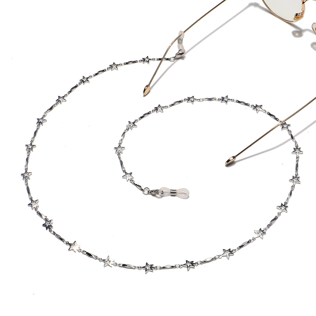 Star-Decorated Eyewear Chain Bowlift