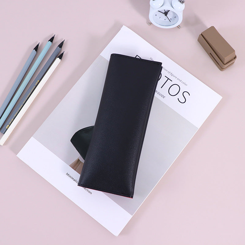 Elegant Leather Pencil Case Bowlift