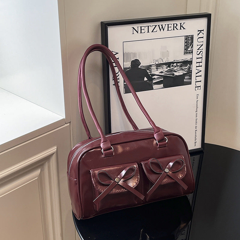 Modern Handheld Satchel Bag Bowlift