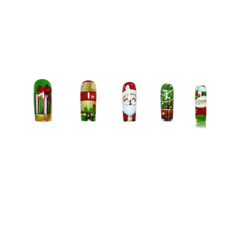 Festive Holiday Themed Nail Art Bowlift