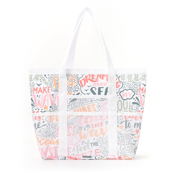 Spacious beach bag with breathable mesh design Bowlift