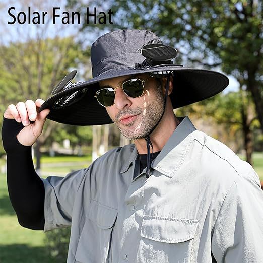 Outdoor sun hat with wide brim, integrated ventilation, UV protection, and chin strap Bowlift