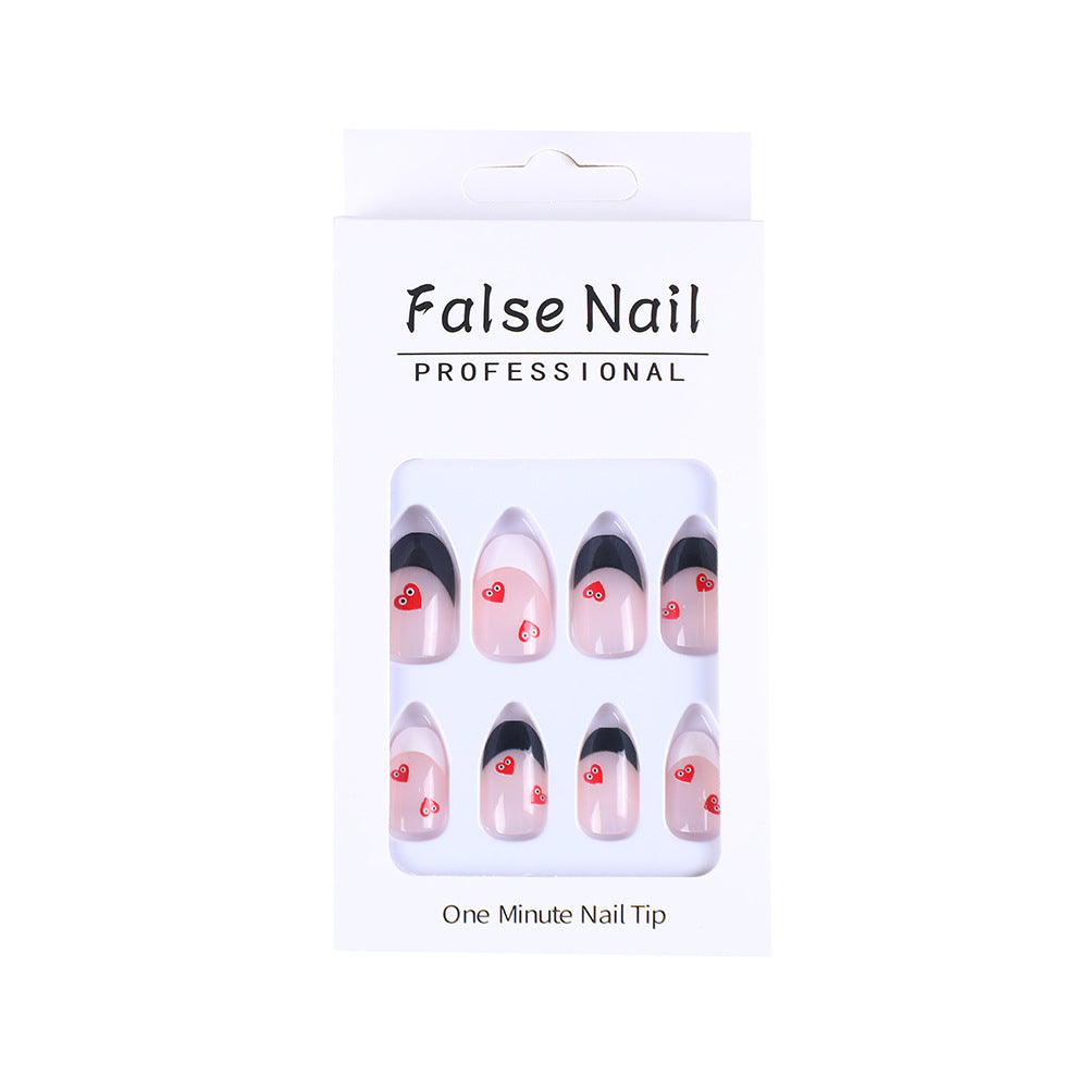Elegant French Style Artificial Nails Bowlift