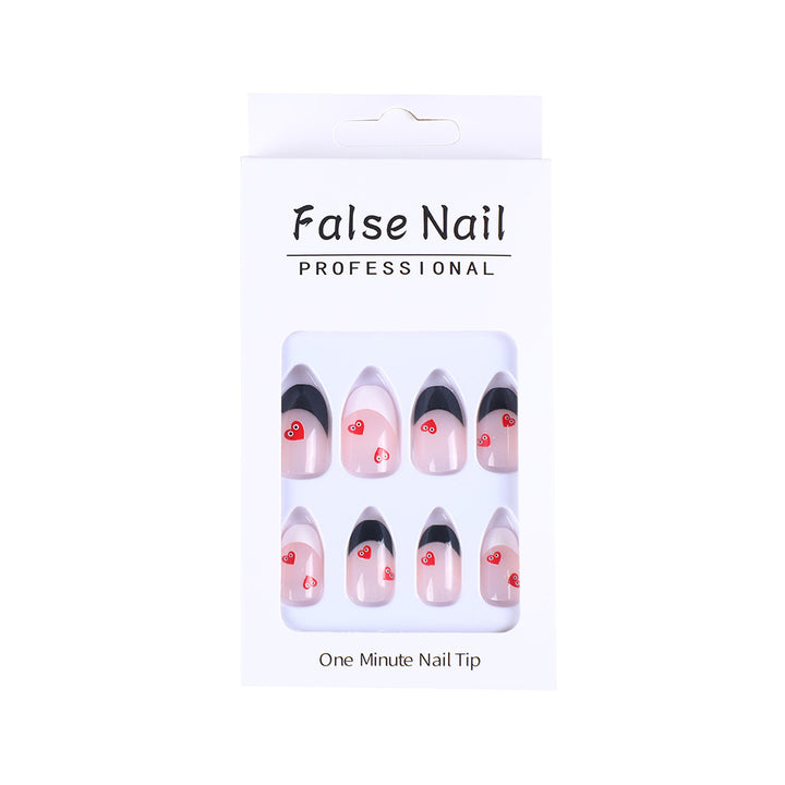 Elegant French Style Artificial Nails Bowlift