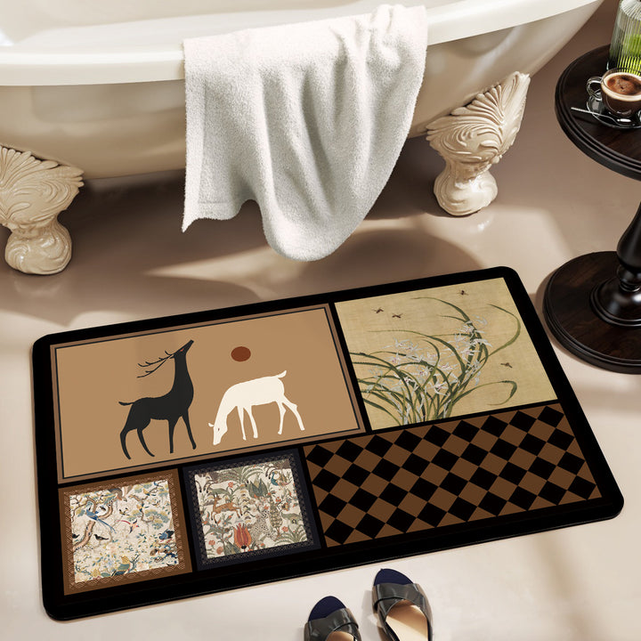 Decorative Non-Slip Bathroom Mat Bowlift
