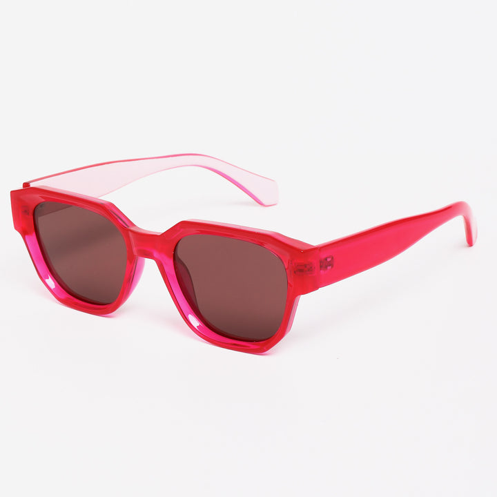 Ladies sunglasses in an unusual hexagonal frame with UV protection Bowlift