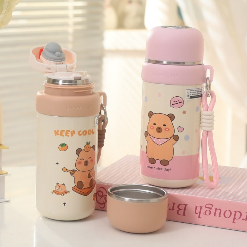Insulated drinking bottle with fun animal motifs Bowlift