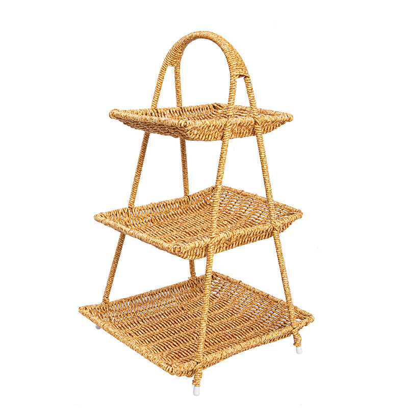 Decorative Woven Serving Tray Bowlift
