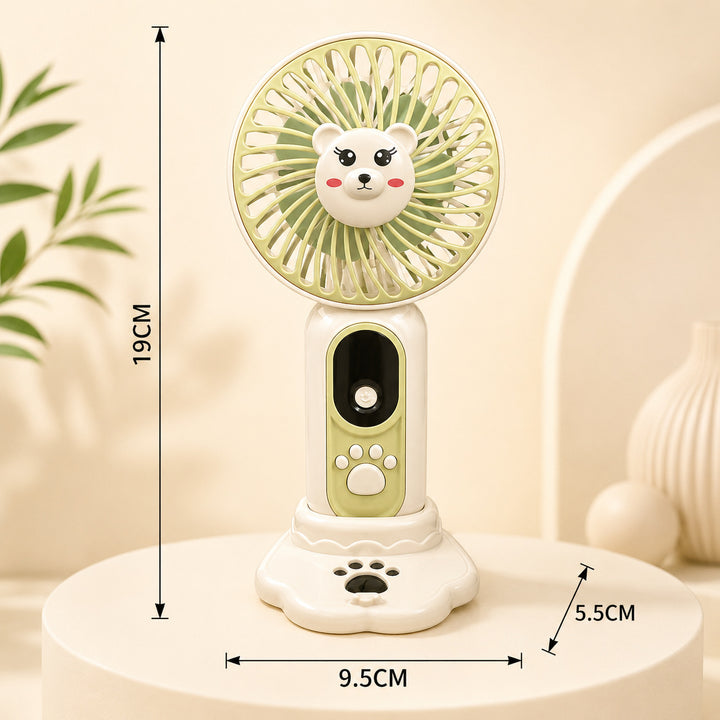 Ladies portable battery fan by Bowlift