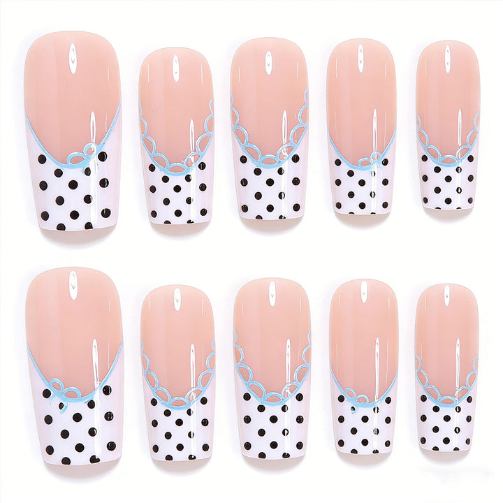 Artistic Long Acrylic Nail Enhancements Bowlift