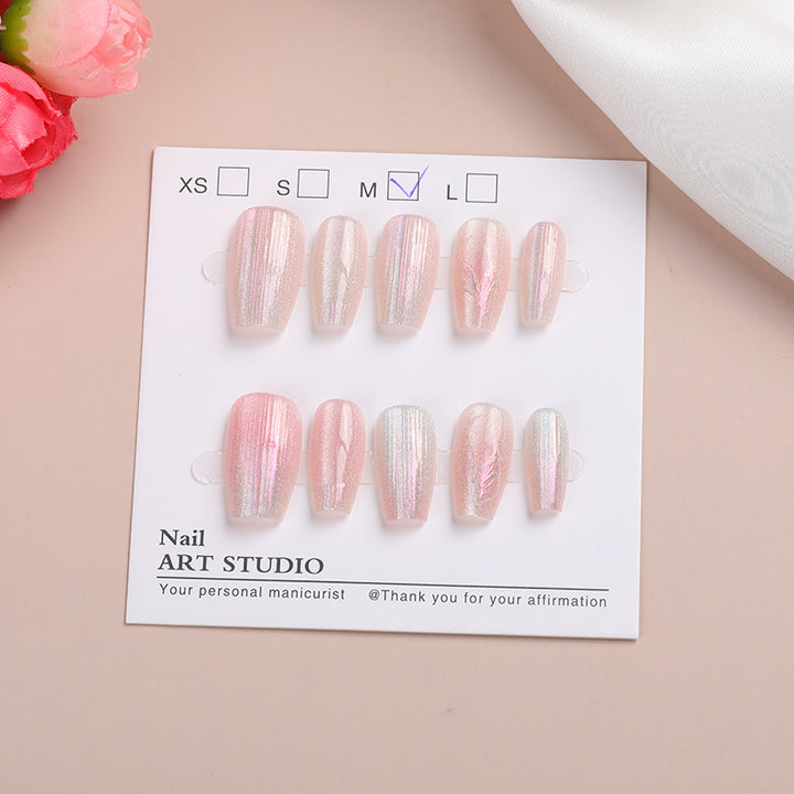 Shimmering Glitter Press-On Nail Set Bowlift