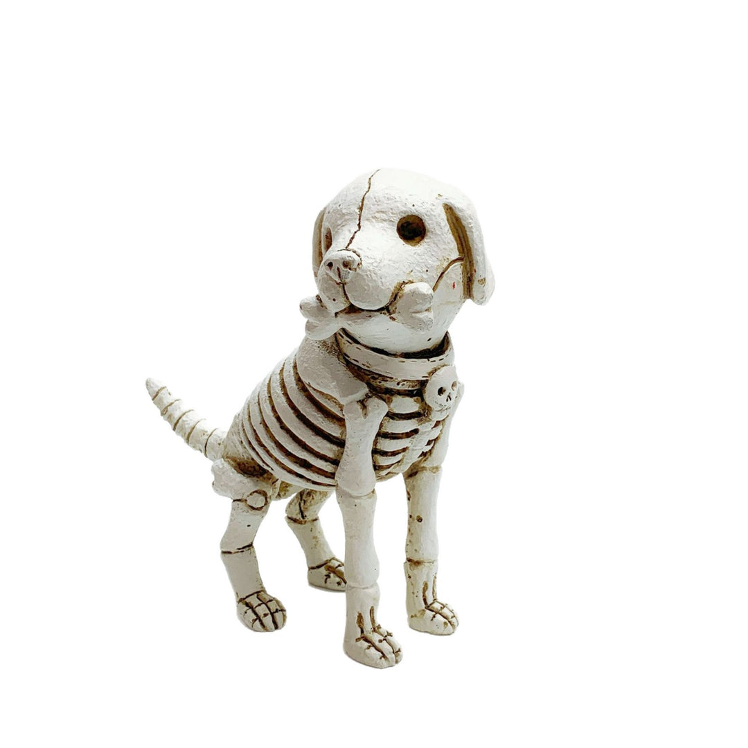 Decorative Dog Skeleton Figurine Bowlift