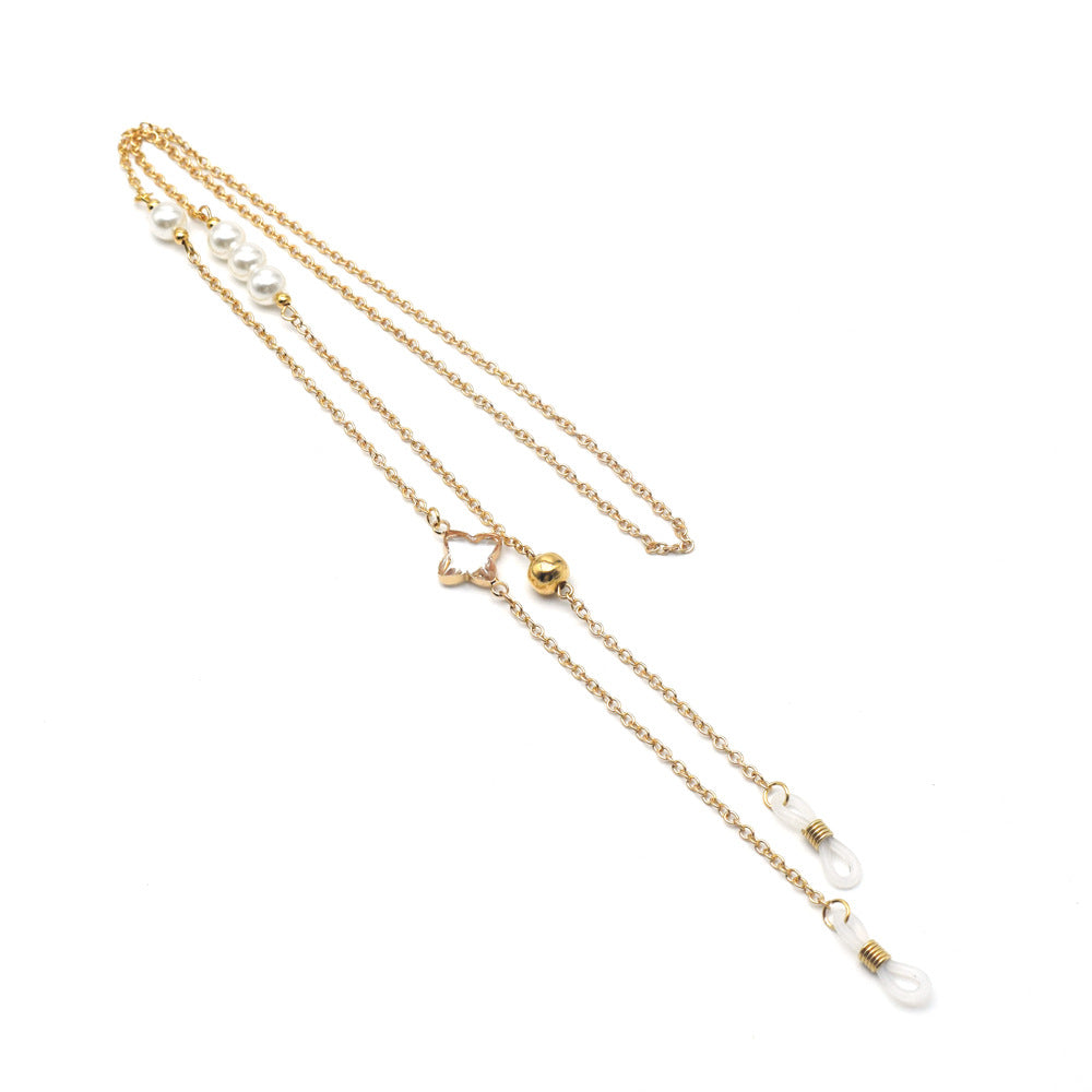 Adjustable Elegance Eyewear Chain Bowlift