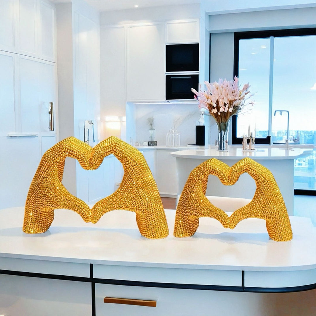 Heart Hand Sculpture Bowlift