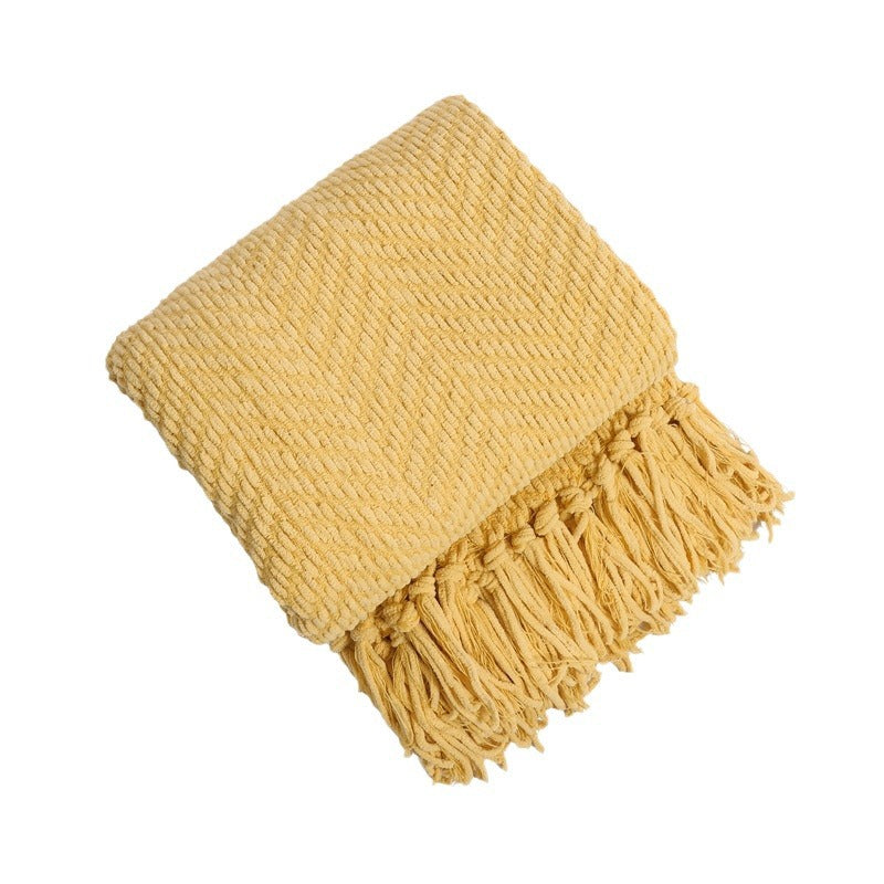 Cozy Knitted Blanket