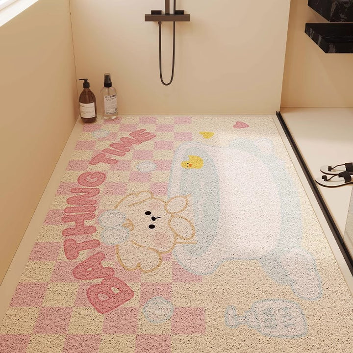 Playful Animal Themed Memory Foam Mat Bowlift