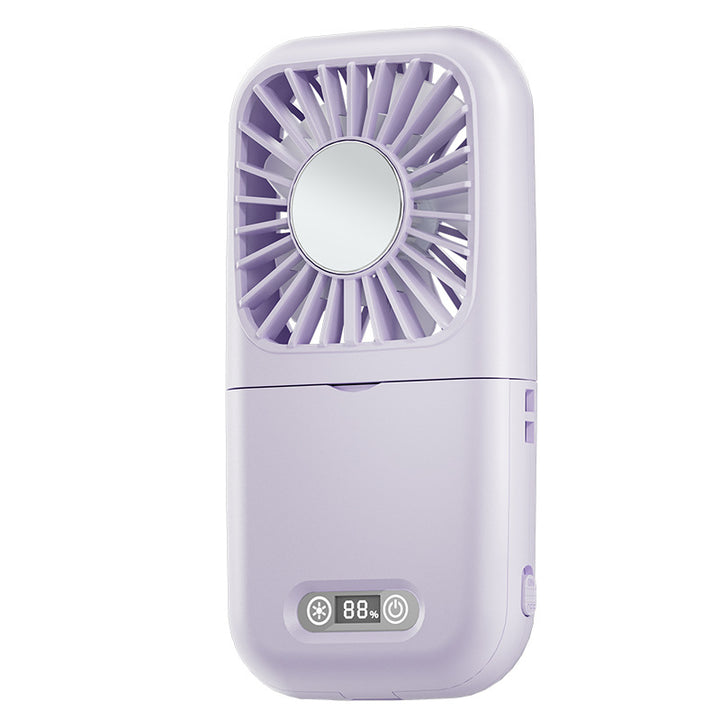 Unisex Portable Handheld Cooling Fan with LED Display Bowlift