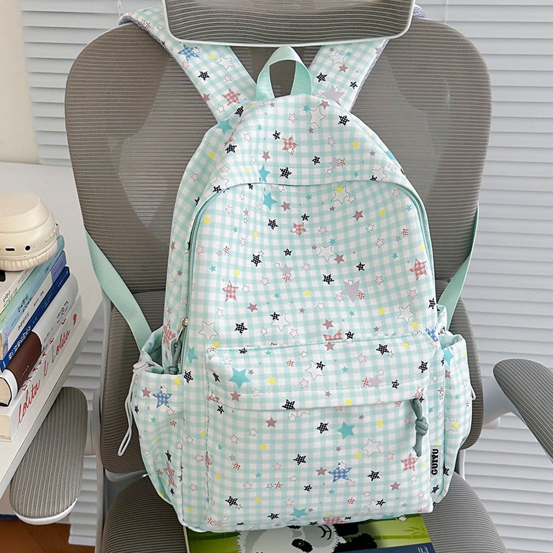 Cute Star Print Backpack