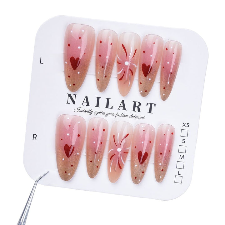 Artistic Stiletto Press-On Nail Set Bowlift