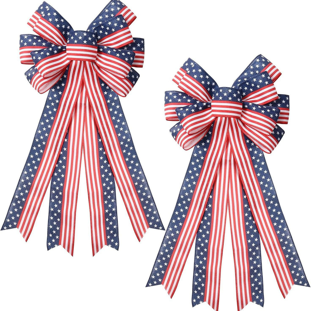 Unisex nan long Decorative Bow for Door Wreath and Wall Mount with Layered Loops Bowlift