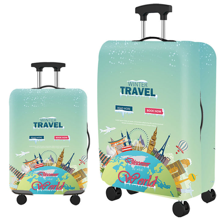 Artistic Travel Hard Shell Suitcase Bowlift