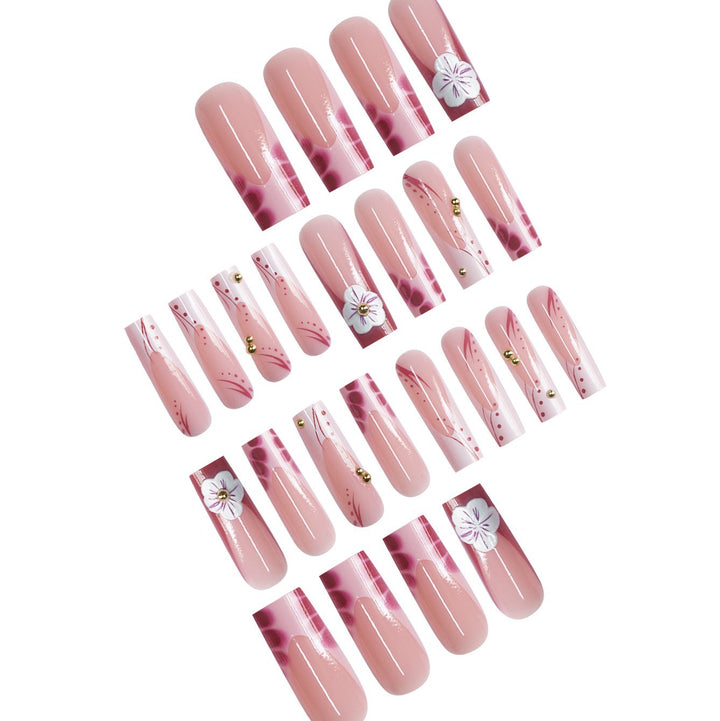 Artistic 3D Floral Press-On Nail Designs Bowlift
