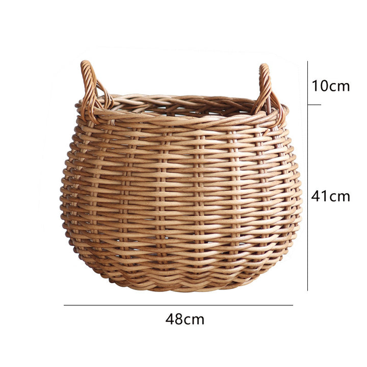 Handwoven basket with practical handles Bowlift