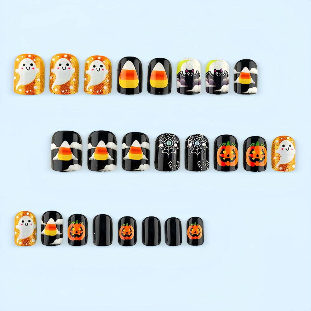 Creative Halloween Art Nail Set Bowlift