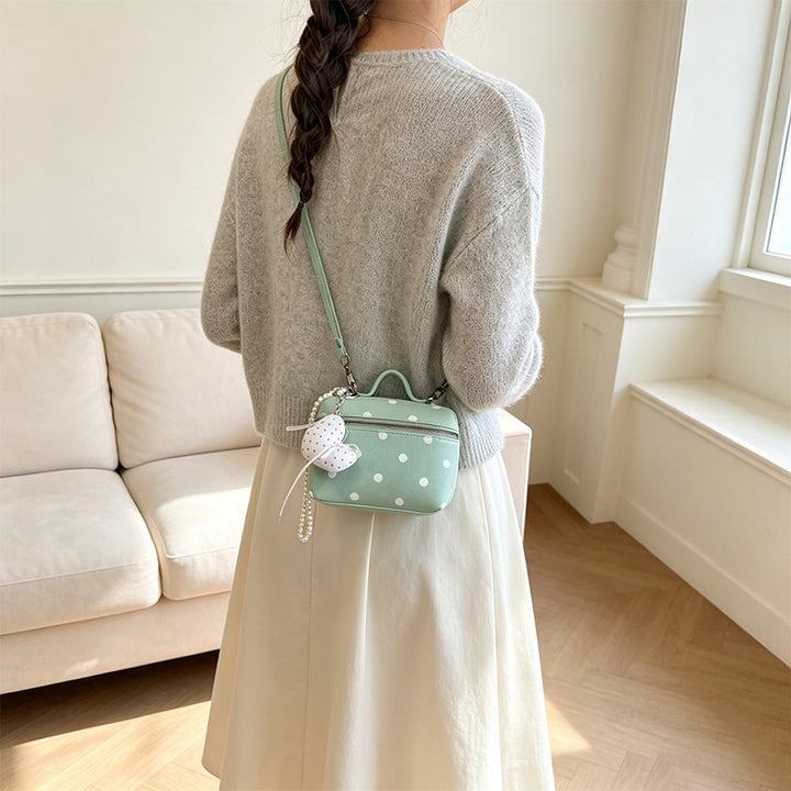 Chic Polka Dot Crossbody Bag Bowlift