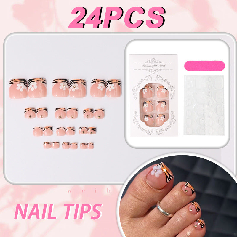 Decorative Press-On Nail Tips Kit Bowlift