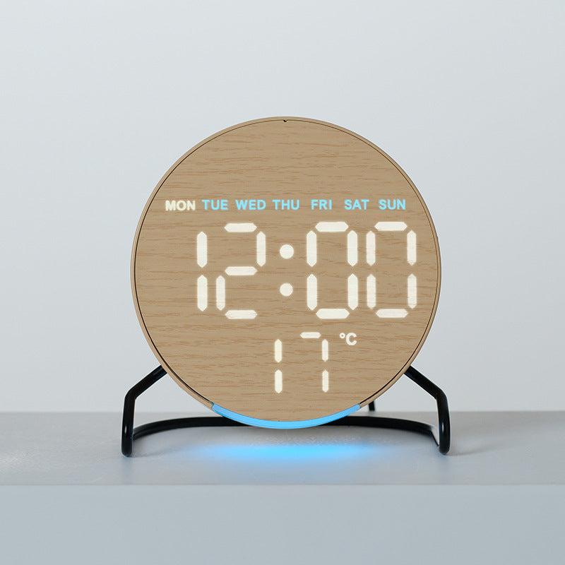 Digital Multifuntion Alarm Clock with LED Display Bowlift