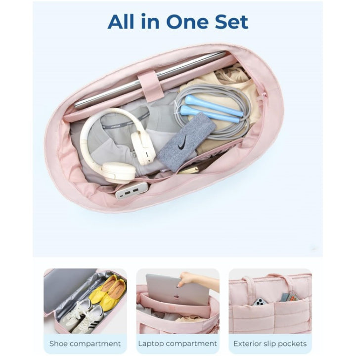 Multifunctional and Padded Everyday Bag Bowlift