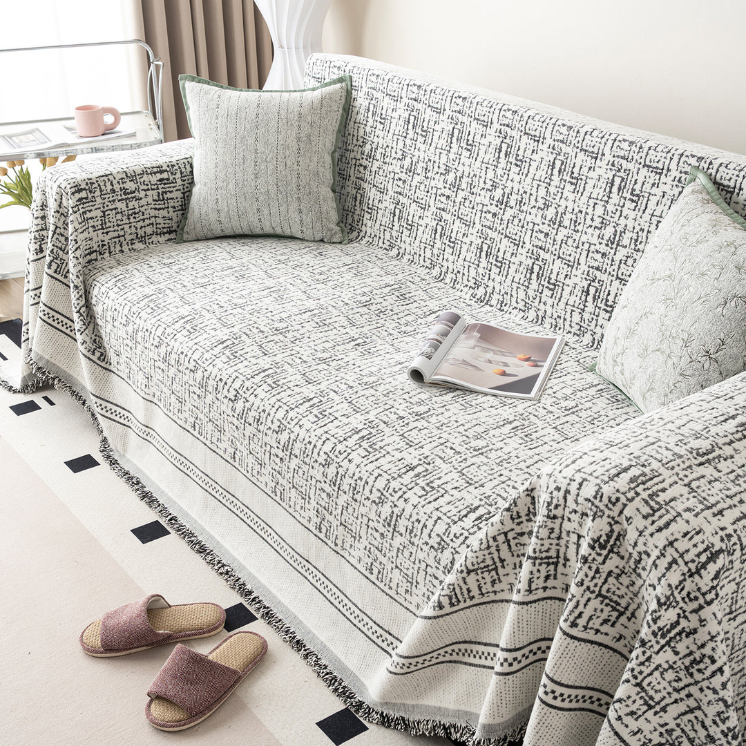 Textured Sofa Cover Blanket